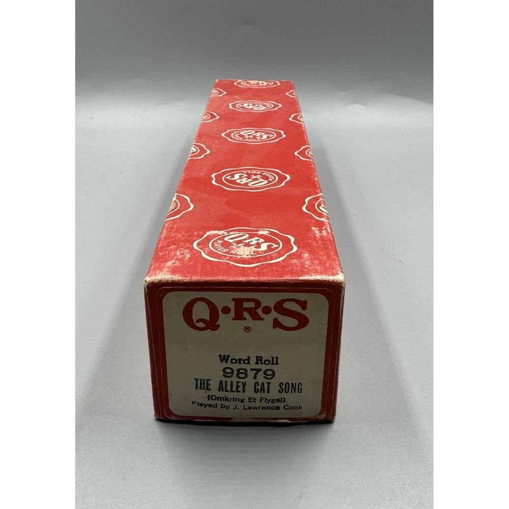 Vintage Q.R.S  Piano Music Word Roll‎ #9879 - THE ALLEY CAT SONG